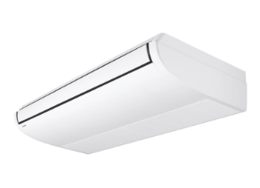 Witte airco - plafondonderbouw model